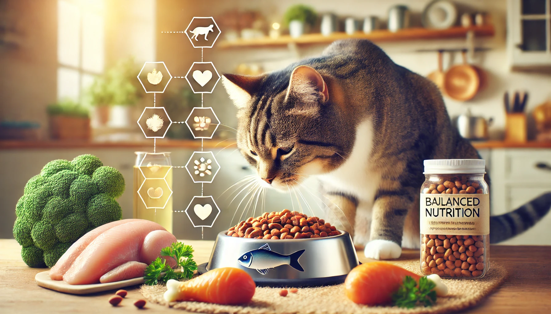 alimentation équilibrée pour chats